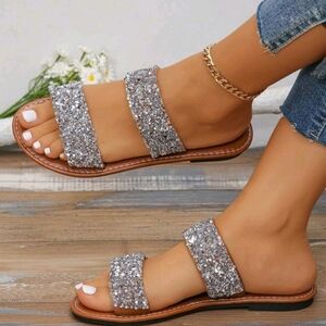 SHEIN GLITTER SANDALS